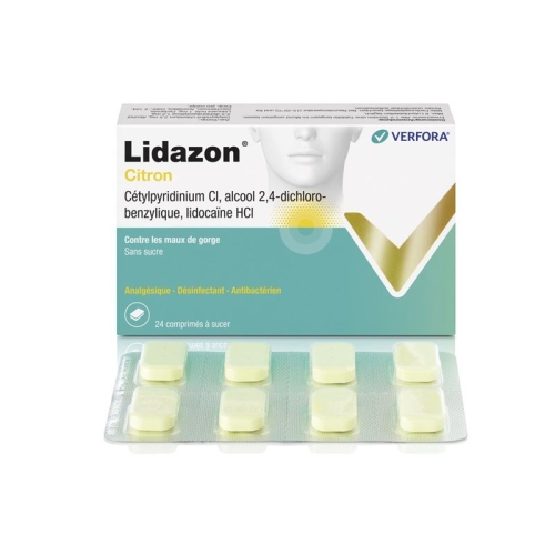 Lidazon Zitrone 24 Lutschtabletten buy online