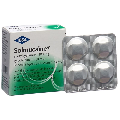 Solmucaine 100mg 20 Lutschtabletten buy online