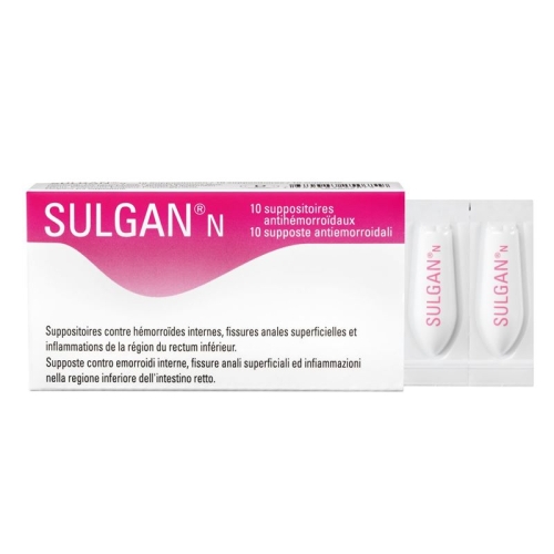 Sulgan N 10 Zäpfchen buy online