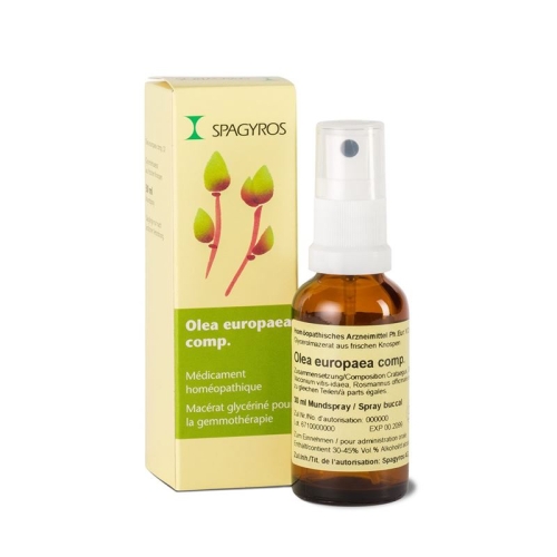 Spagyros Gemmo Olea Europaea Glyc Maz D 1 30ml buy online