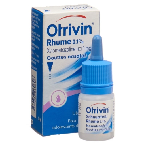 Otrivin Schnupfen Nasentropfen 0.1% 10ml buy online