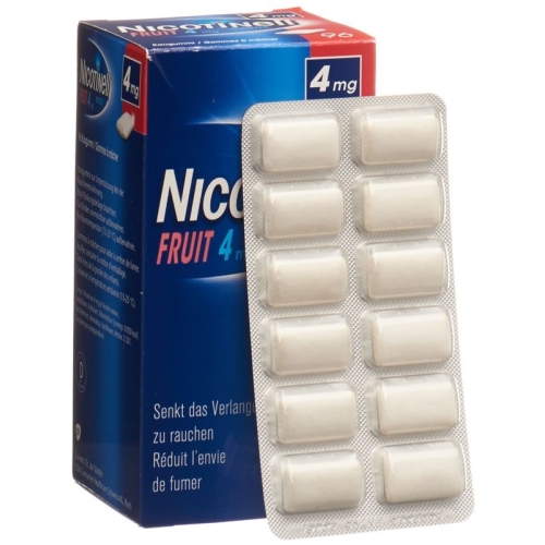 Nicotinell Fruit 4mg 96 Kaugummi buy online