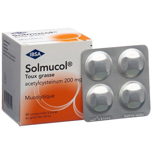 Solmucol Erkältungshusten Lutschtabletten 200mg 40 Stück buy online