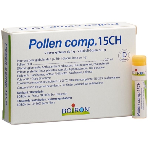 Boiron Pollen Comp. Globuli Ch 15 5x 1 Dos buy online