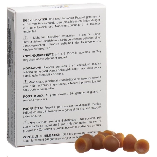 Propolis gommes Honey Eucalyptus 45 g buy online