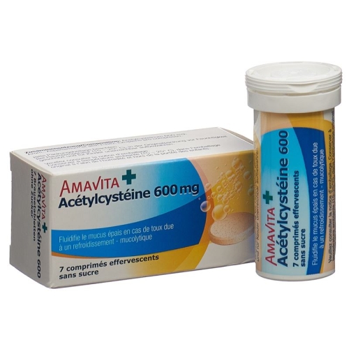 Amavita Acetylcystein Brausetabletten 600mg 7 Stück buy online