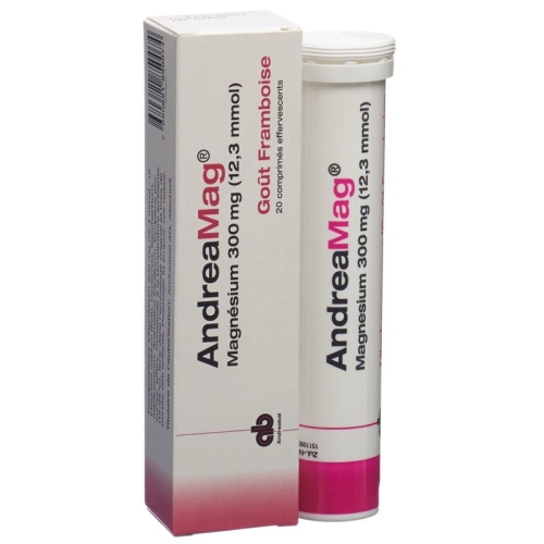 Andreamag Brausetabl 300 mg with raspberry flavor 20 pcs buy online