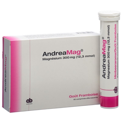 Andreamag Brausetabl 300 mg with raspberry flavor 60 pcs buy online