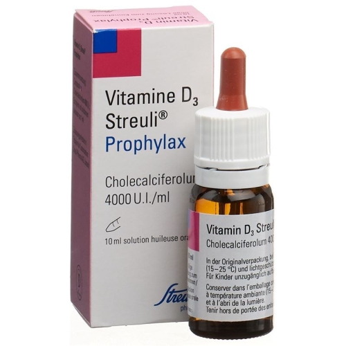 Vitamin D3 Streuli 4000 IU / ml oral solution 10 ml Prophylax buy online