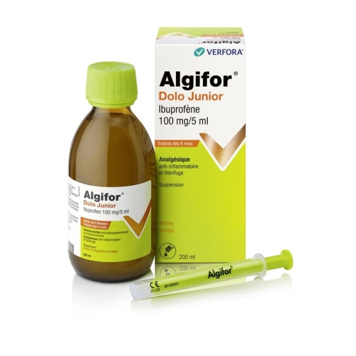 Algifor Dolo Junior Susp 100 mg / 5ml Fl 200 ml buy online