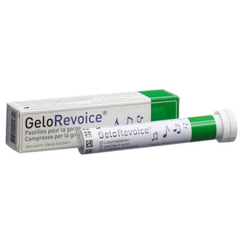 GeloRevoice Halstabletten cassis menthol 20 pcs buy online