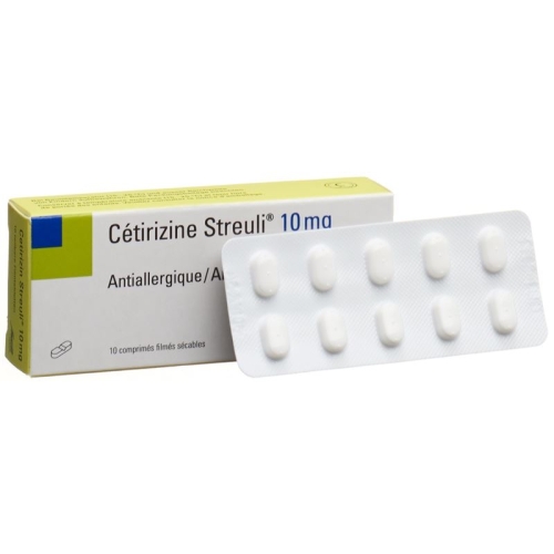 Cetirizine Streuli Filmtabl 10 mg 10 pcs buy online