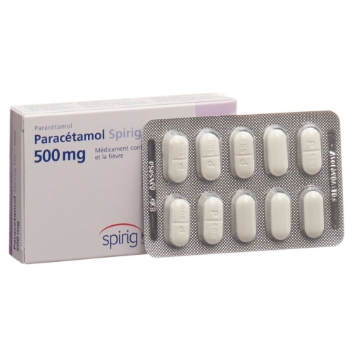 Paracetamol Spirig HC Filmtabl 500 mg 20 pieces buy online