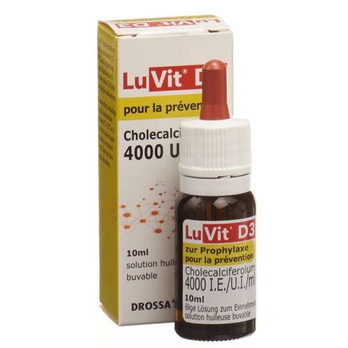 LUVIT D3 Cholecalciferolum oily solution 4000 IU / ml for the prophylaxis Fl 10 ml buy online