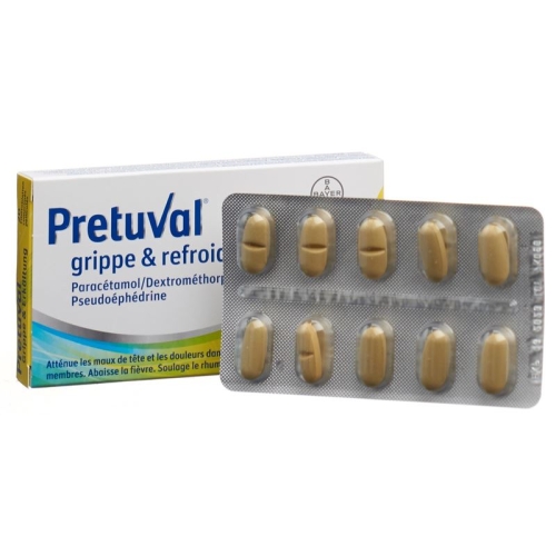 Pretuval flu and cold Filmtabl 20 pcs buy online