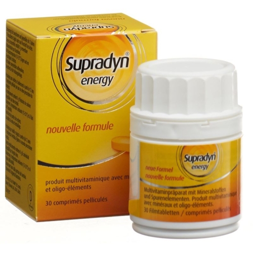 Supradyn Pro Energy-Complex Film-coated tablets Box of 30 buy online