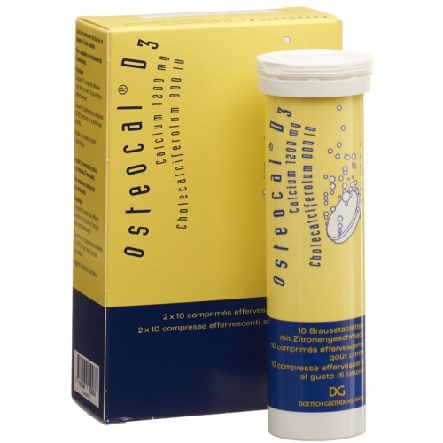 Osteocal D3 Brausetabletten 1200/800 20 Stück buy online