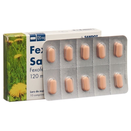 Fexo Pollen Sandoz Filmtabletten 120mg 10 Stück buy online