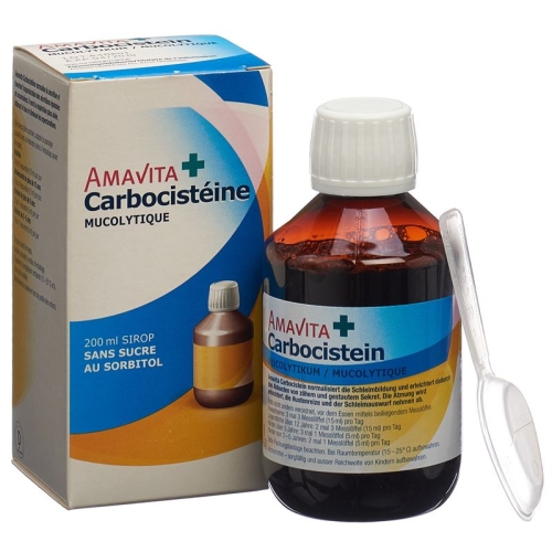 Amavita Carbocistein 750mg/15ml (neu) Flasche 200ml buy online