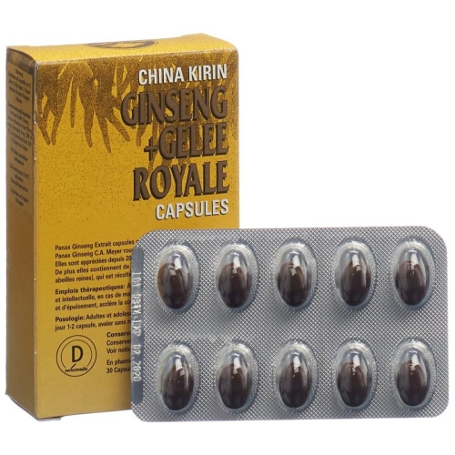 China Kirin Ginseng + Gelee Royale Kapseln 30 Stück buy online