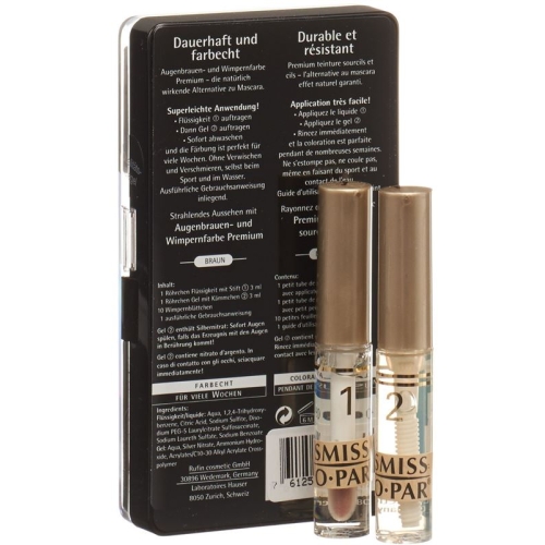 Smiss O Par Augenbrau- Wimpernf Prem Brau 2x 3ml buy online