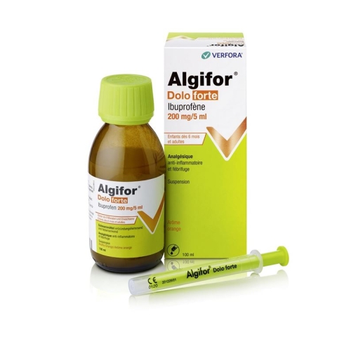 Algifor Dolo Forte Suspension 200mg/5ml Flasche 100ml buy online