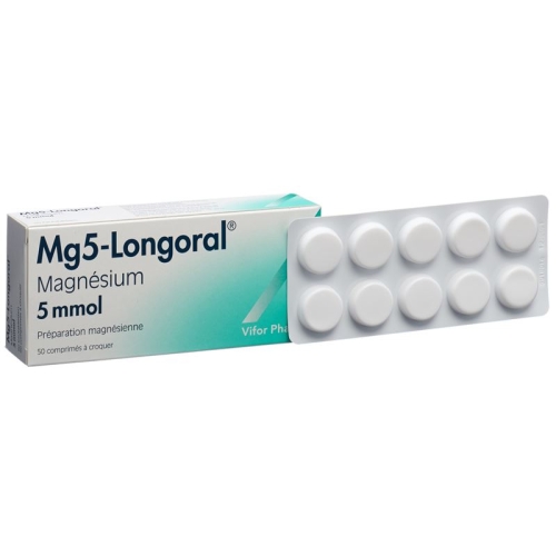 Mg5-longoral Kautabletten 5 Mmol 50 Stück buy online