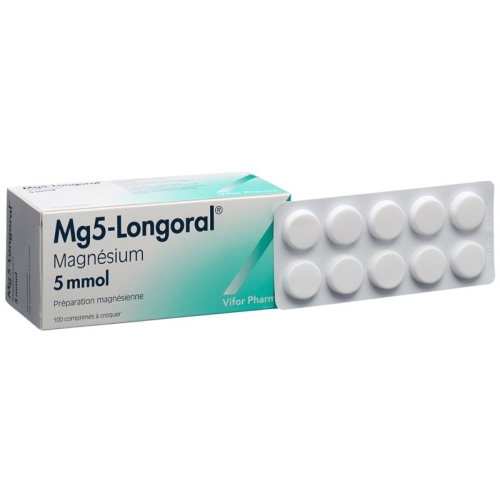 Mg5-longoral Kautabletten 5 Mmol 100 Stück buy online