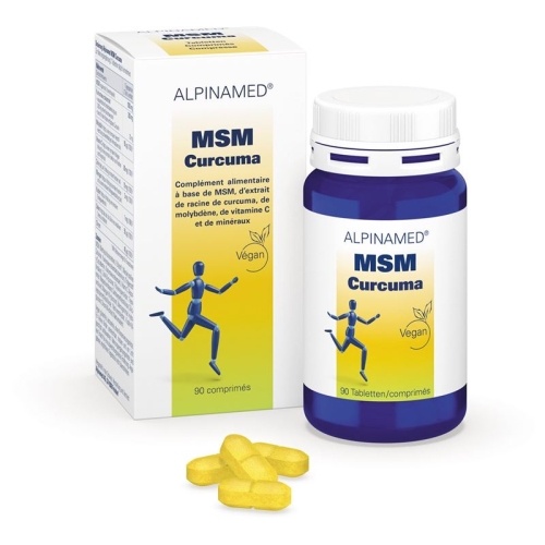 Alpinamed MSM Curcuma Tablets tin 90 pieces buy online