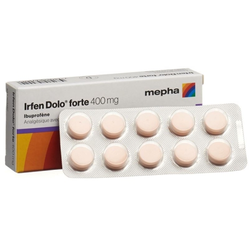 Irfen Dolo Forte Lactab 400mg 10 Stück buy online