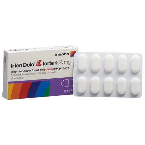 Irfen Dolo L Forte Lactab 400mg 10 Stück buy online