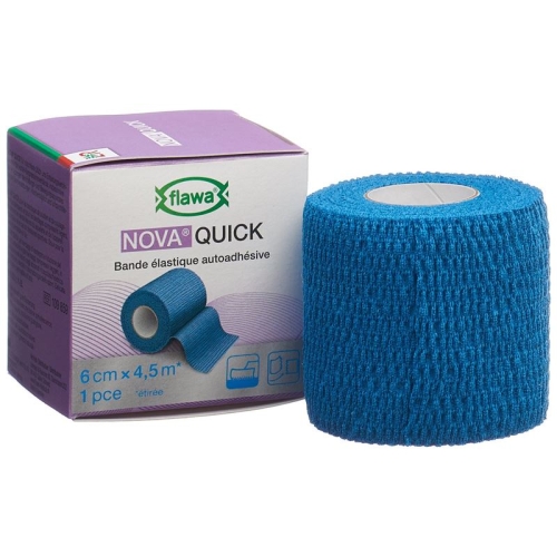 Flawa Nova Quick cohesive rice binding 6cmx4.5m blue buy online