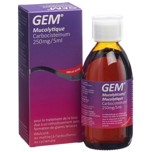 Gem Mucolyticum Sirup Flasche 200ml buy online