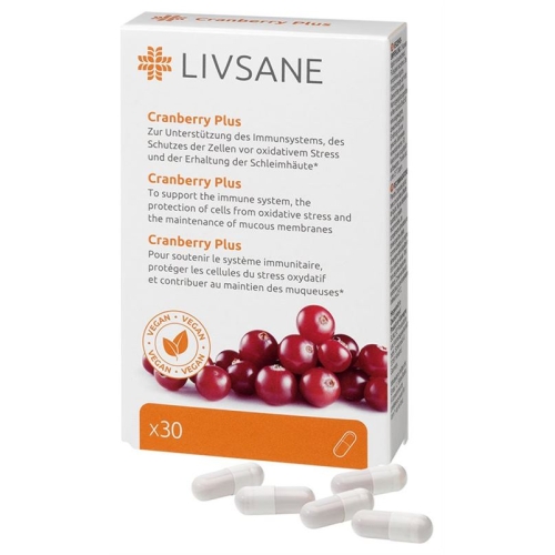 Livsane Cranberry Plus Kapseln 30 Stück buy online