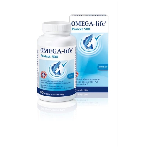 Omega-life Protect 500 capsules can 60 pieces buy online