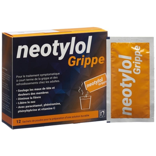 Neotylol Grippe Pulver Beutel 12 Stück buy online