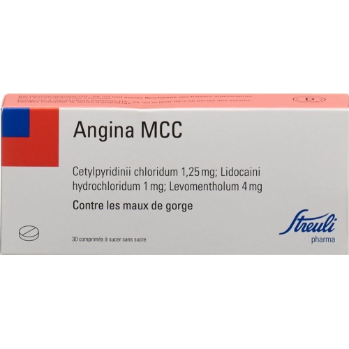 Angina Mcc Streuli Lutschtabletten 30 Stück buy online