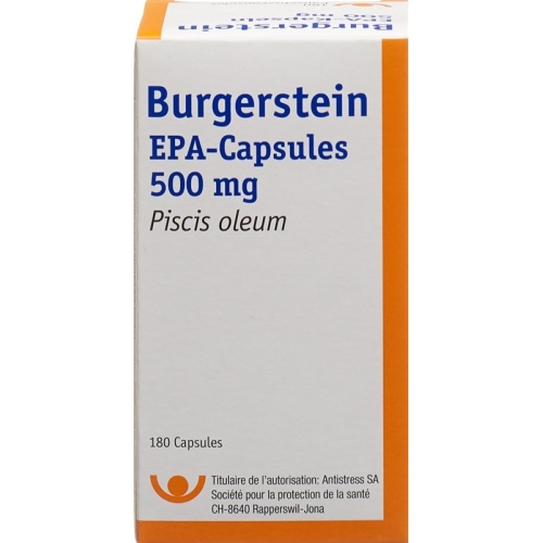 Burgerstein EPA capsules 500 mg Ds 180 pieces buy online