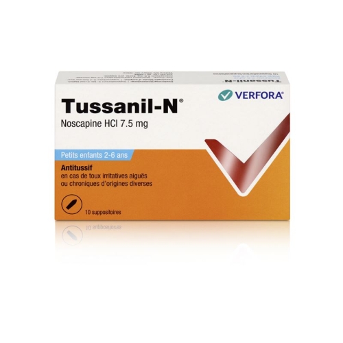 Tussanil N 7.5mg Kleinkinder 10 Zäpfchen buy online