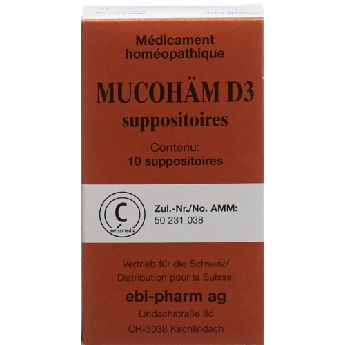 Mucohaem Zäpfchen 10 Stück buy online