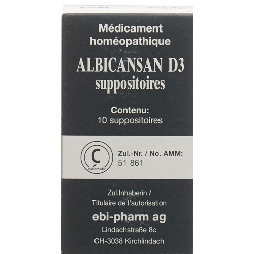 Albicansan Zäpfchen D 3 10 Stück buy online