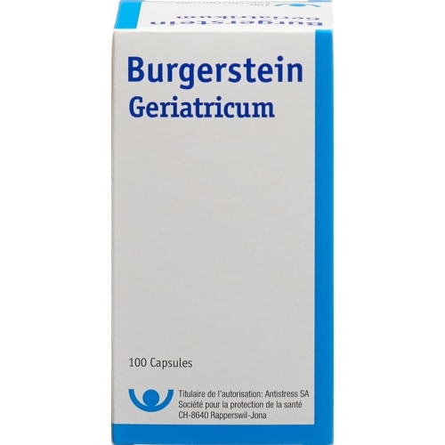 Burgerstein Geriatric 100 capsules buy online