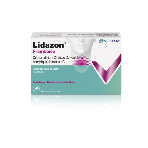 Lidazon Himbeer 24 Lutschtabletten buy online