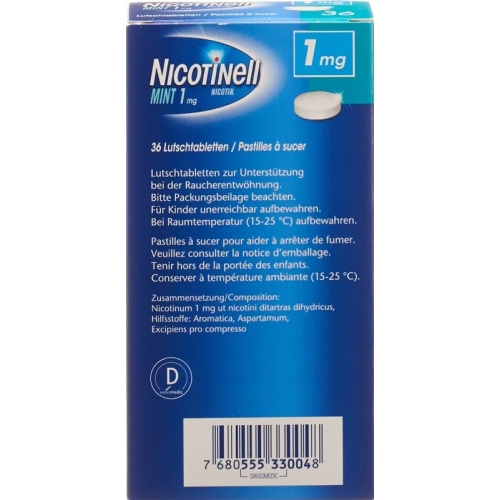 Nicotinell 1mg 36 Lutschtabletten buy online