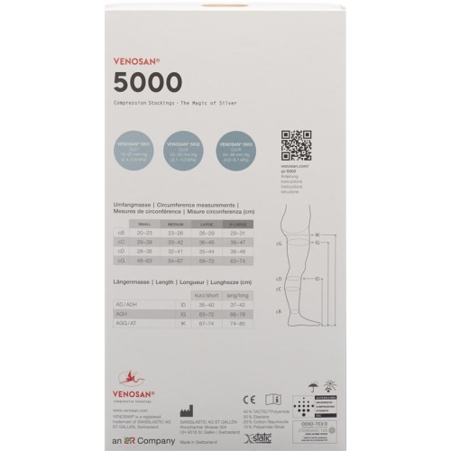 Venosan 5001 A-gh Kkl1 XL Lang Offen Marok 1 Paar buy online