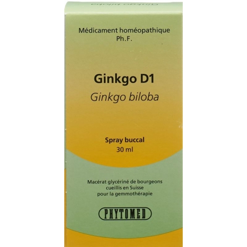 Phytomed Gemmo Ginkgo Liquid D 1 30ml buy online