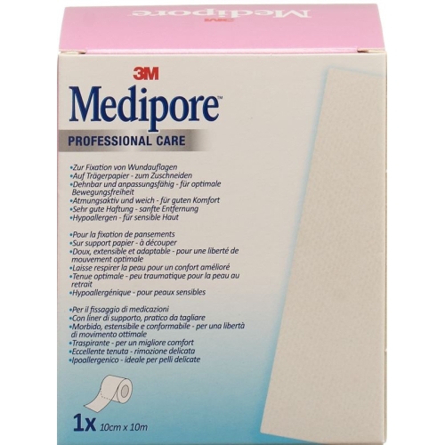 3M Medipore adhesive fleece 10cmx10m liner roll buy online