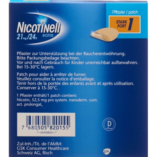 Nicotinell Stark 7 Pflaster buy online