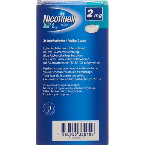 Nicotinell 2mg 36 Lutschtabletten buy online