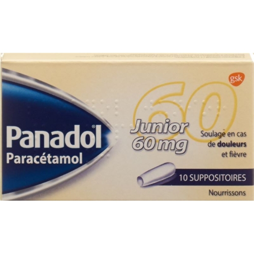 Panadol Junior Zäpfchen 60mg 10 Stück buy online